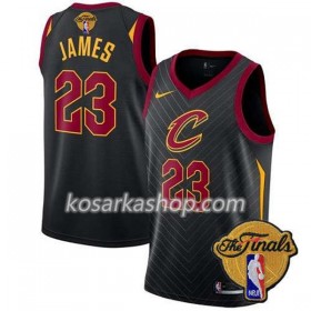 Dres Cleveland Cavaliers LeBron James 23 2018 NBA Finals Patch Nike Crna Swingman